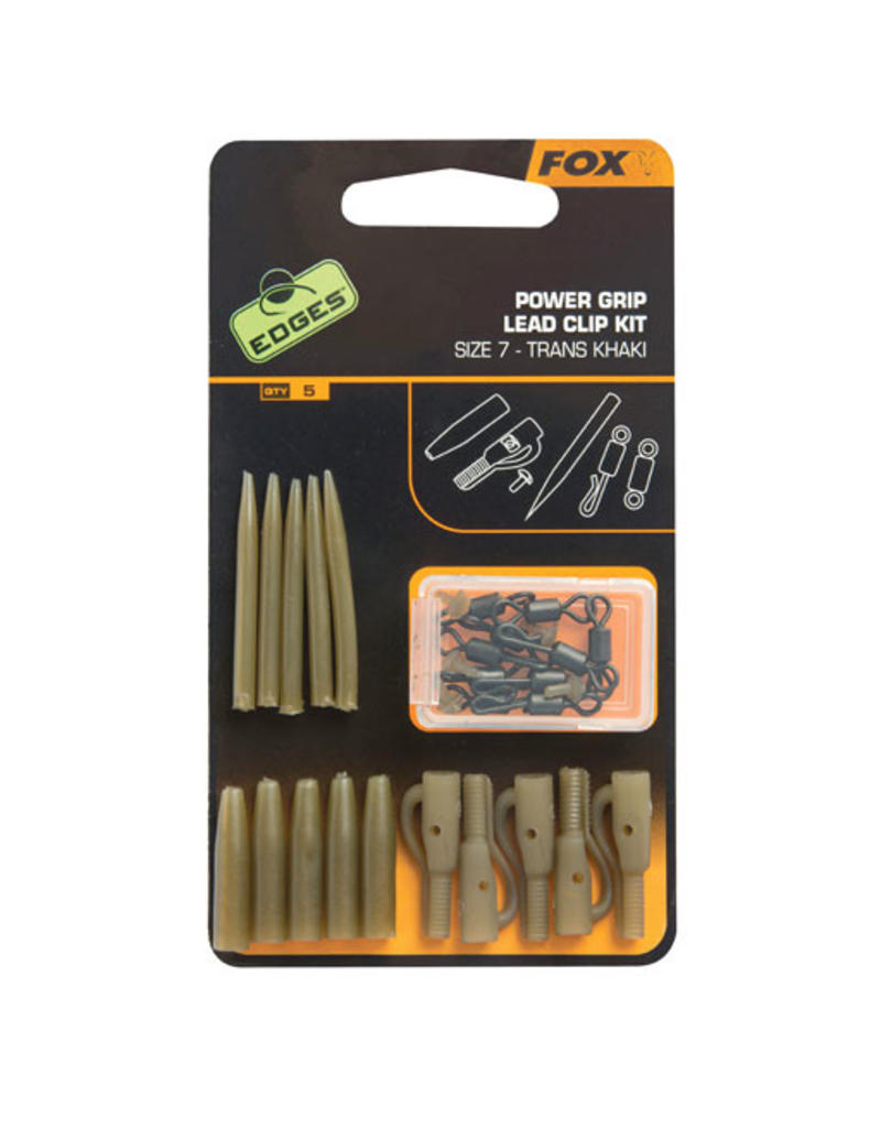 EDGE STAND + グチャネジ セット Fox power grip lead clip kit trans khaki 7
